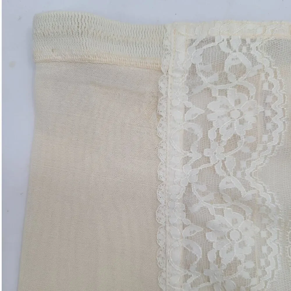 Hollywood Vassarette Ivory Lace Girdle Pin Up Vintage Lingerie‎ Glamour